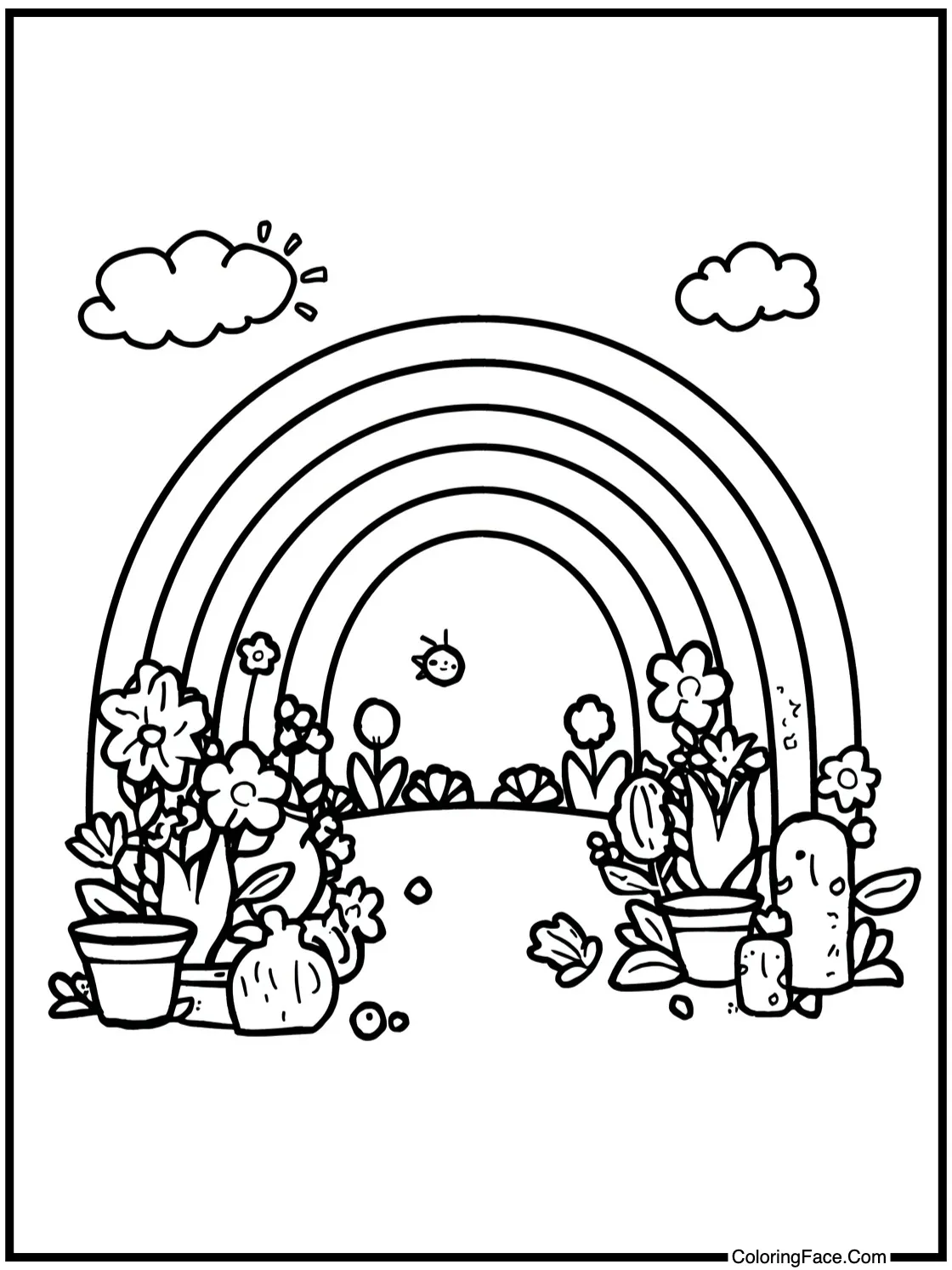 of a beautiful garden