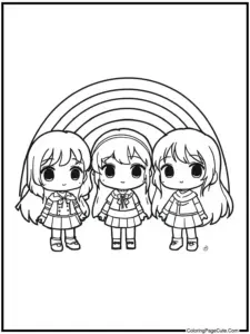 Rainbow Friends Coloring Pages