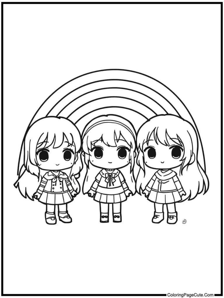 Rainbow Friends Coloring Pages