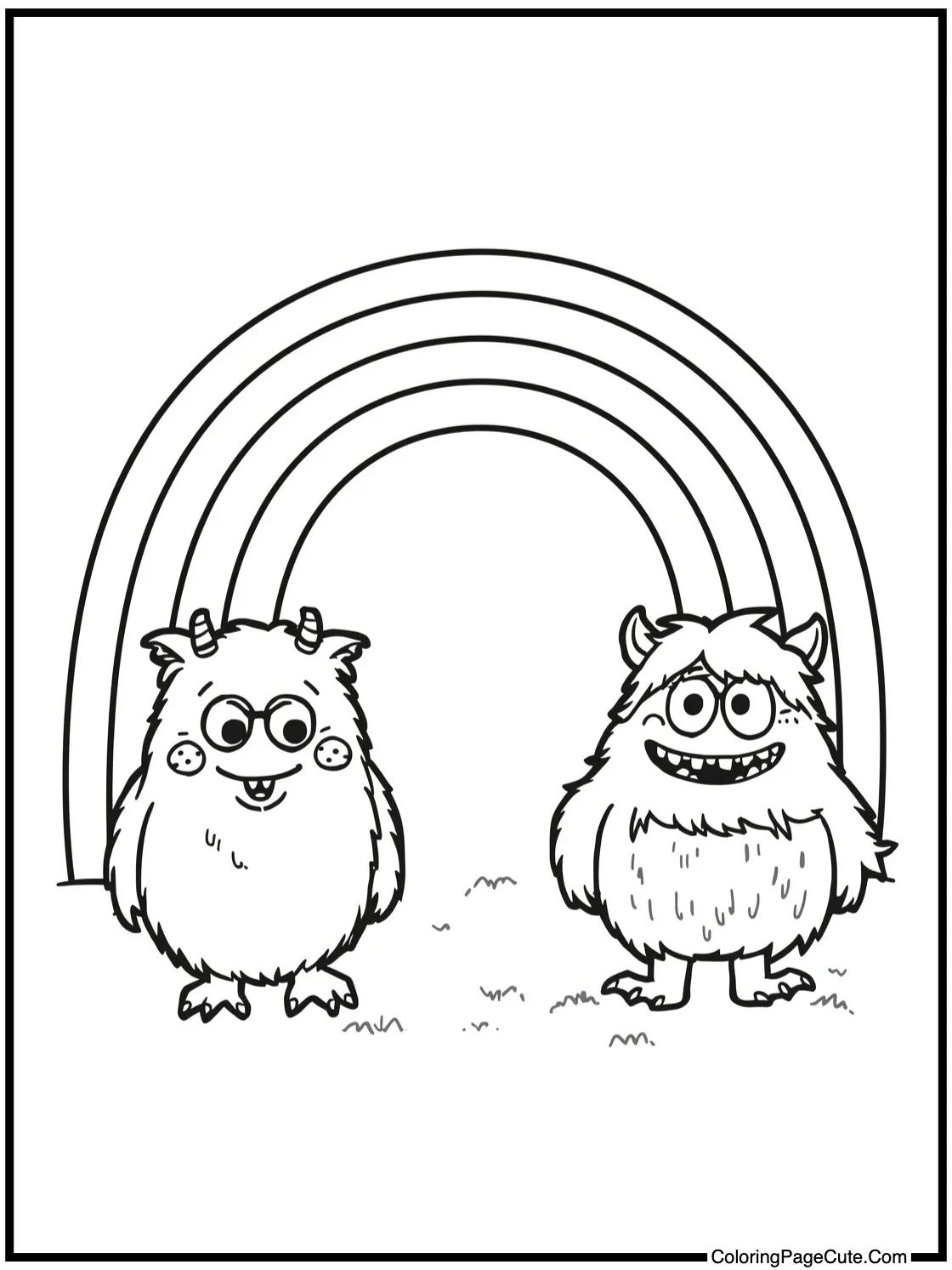 Simple monster outlines