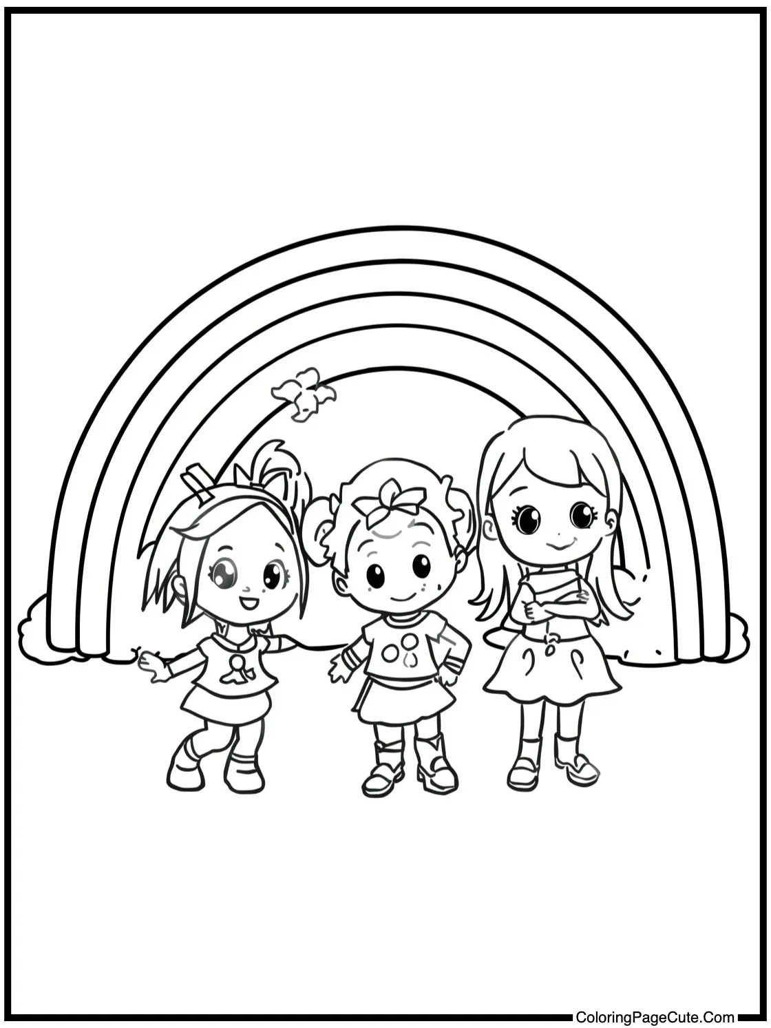 All pals playing tag