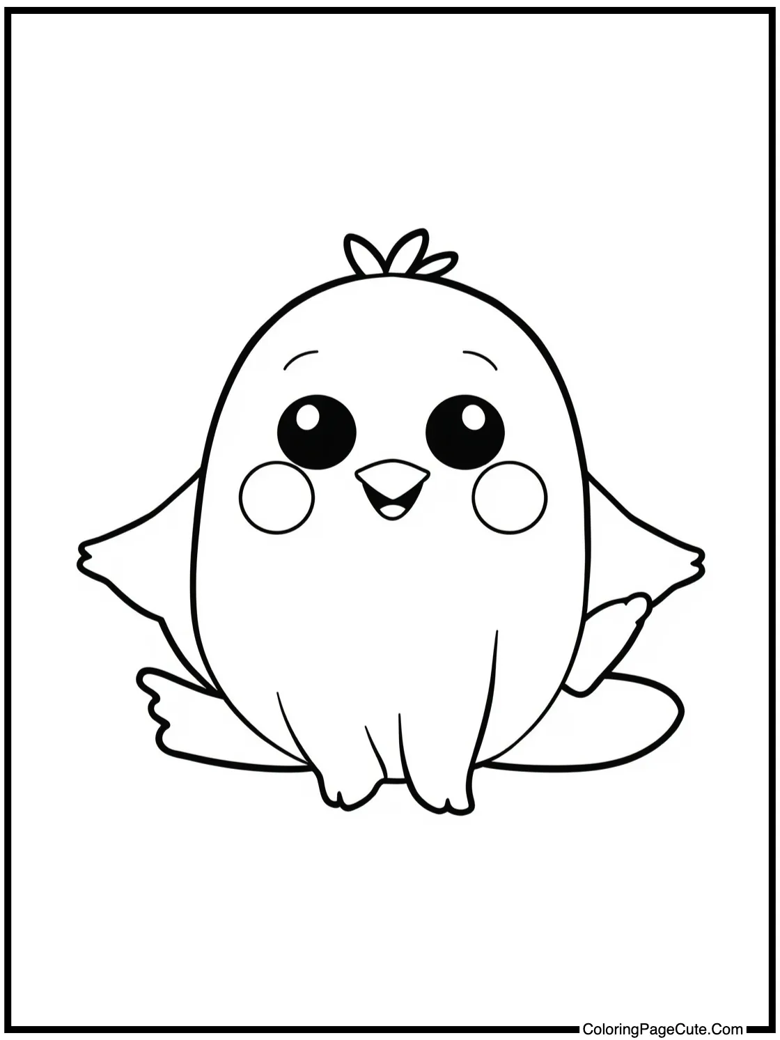 Orange creature in box