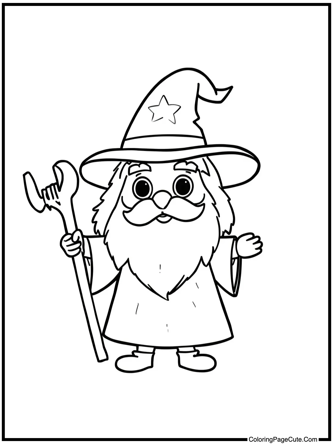 Purple pal as wizard