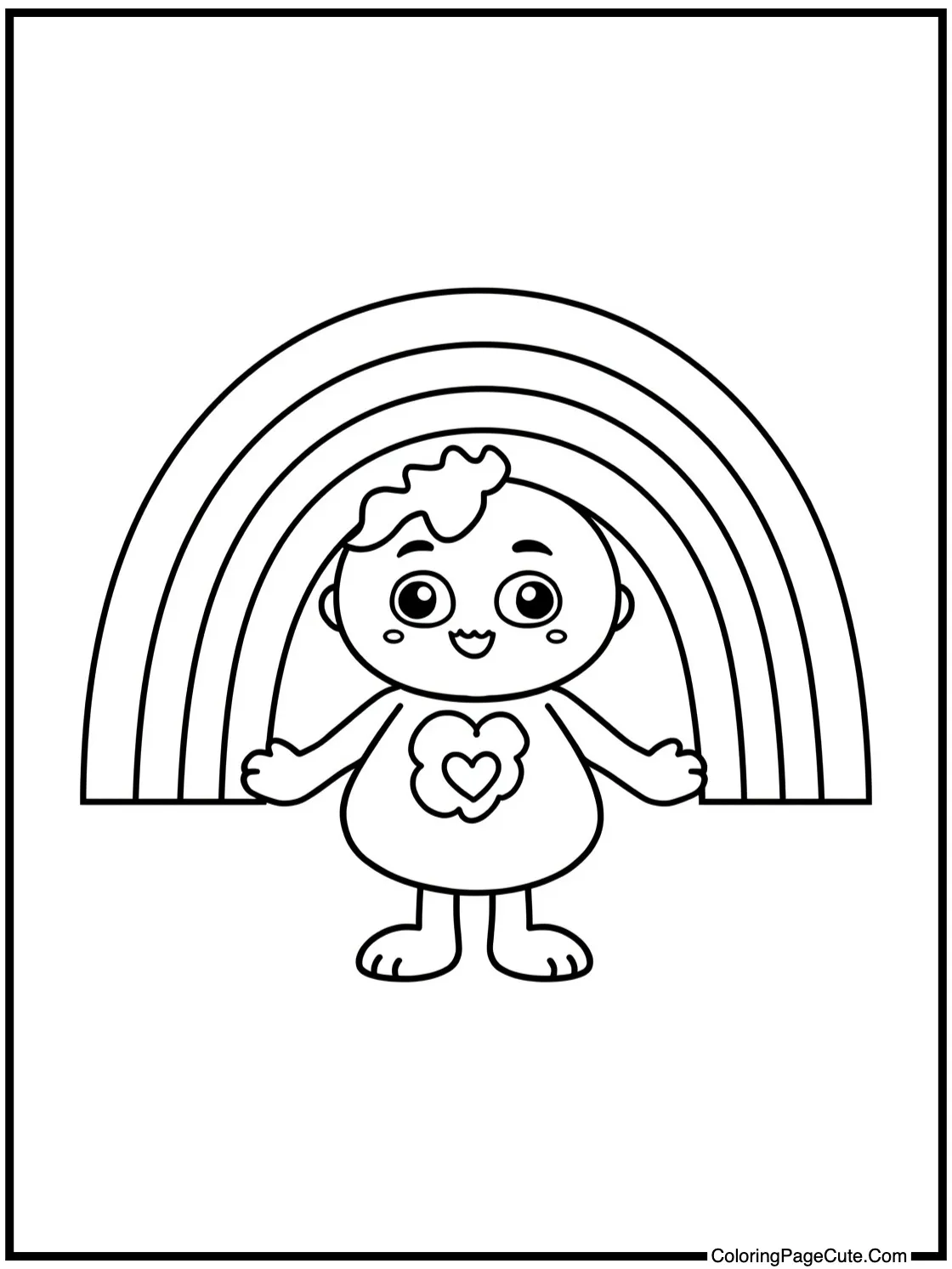 Cyan character with map