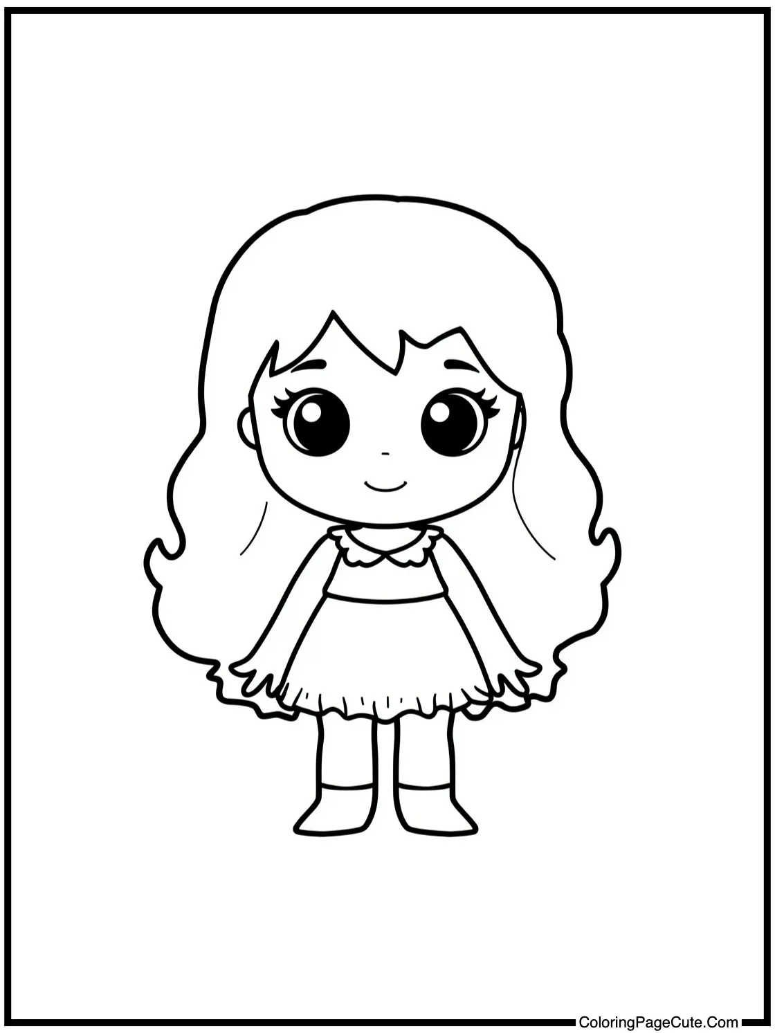 Cyan character in water