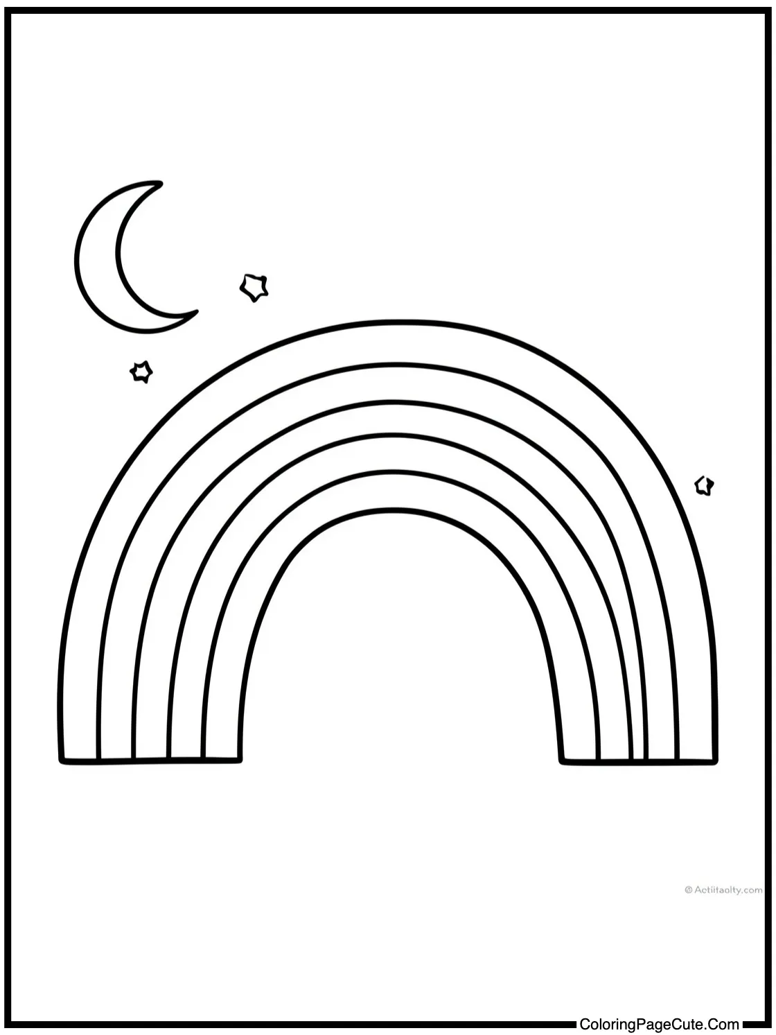 Purple pal under moon