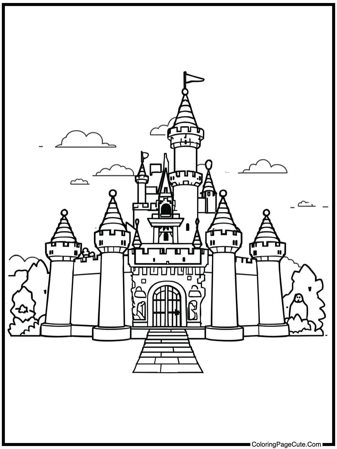 of a fantasy castle