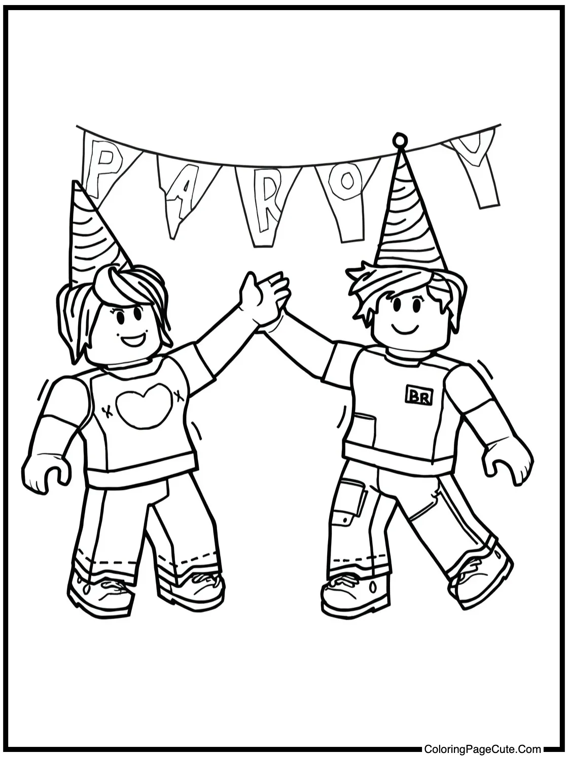 having a dance party