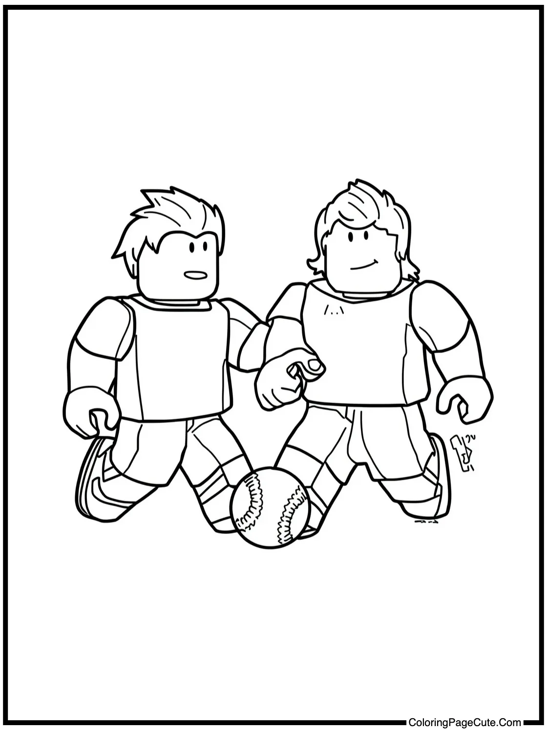 playing sports together