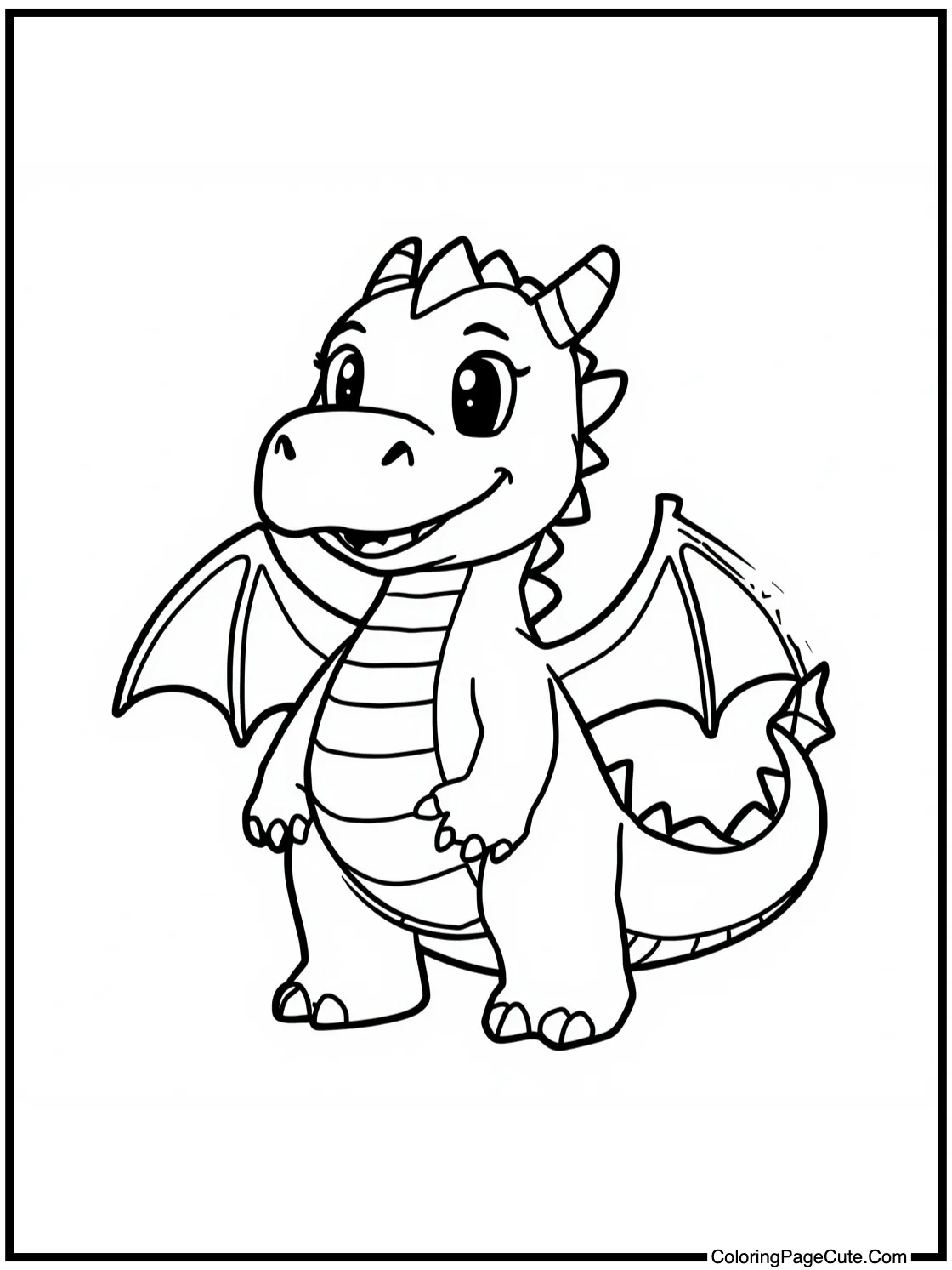 of a friendly dragon