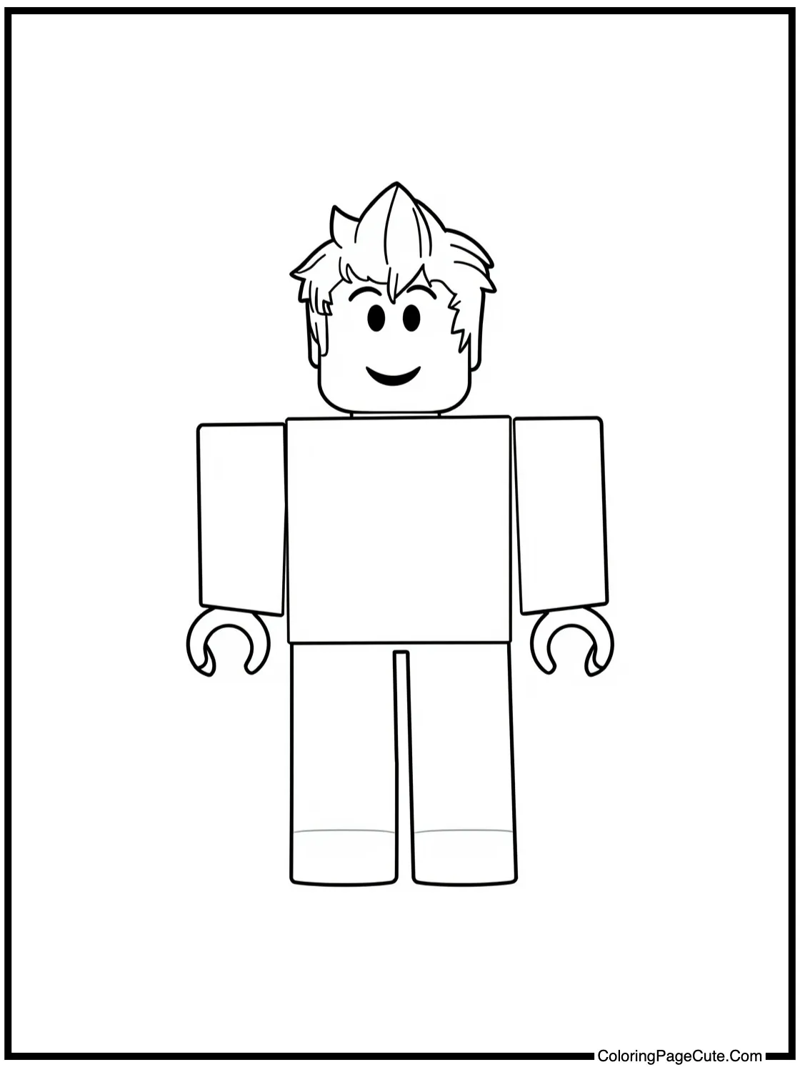 showing a friendly character