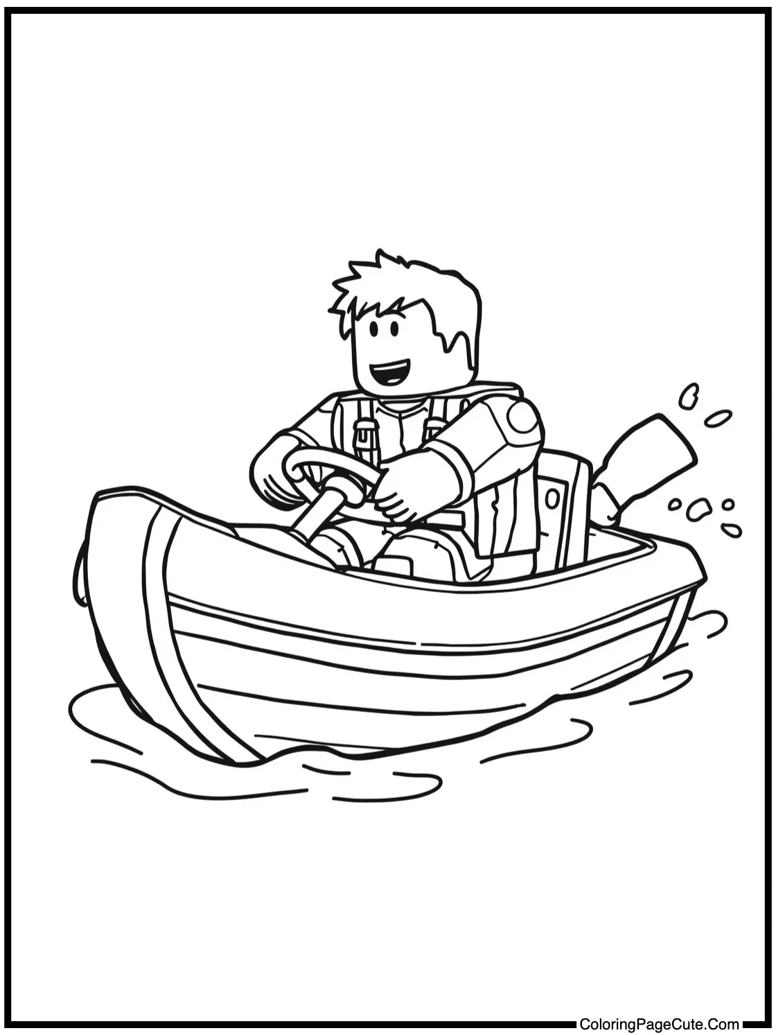 enjoying a boat ride