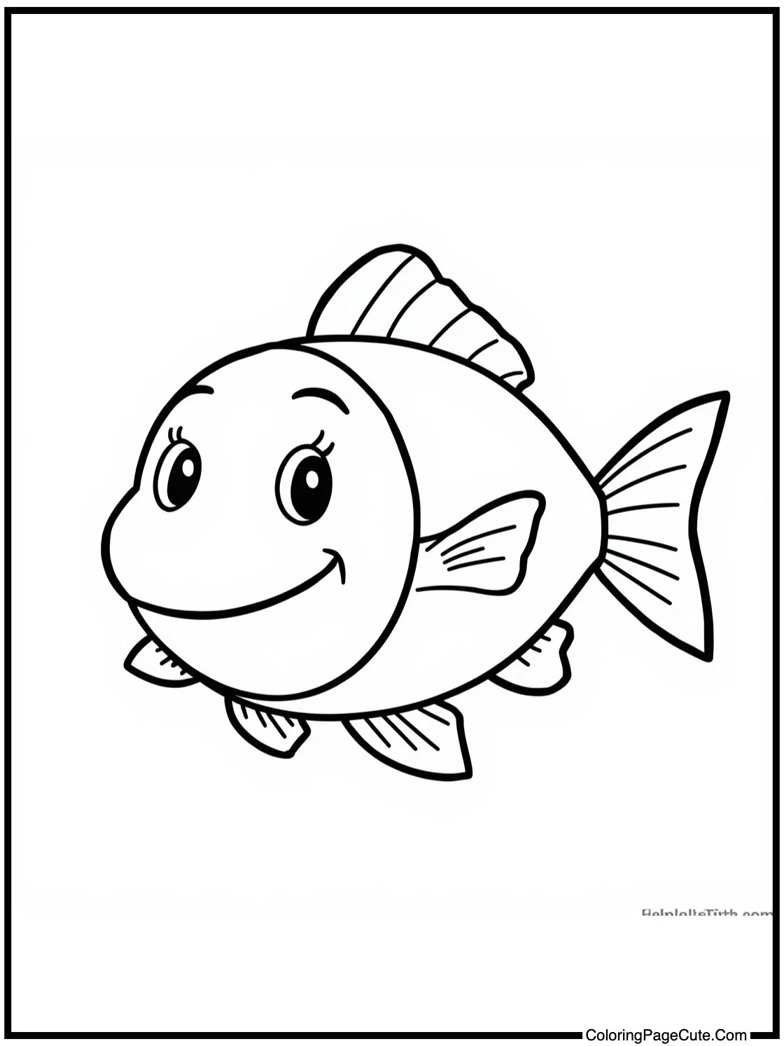 of a smiling fish