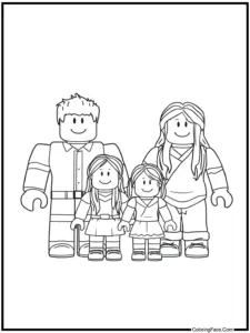 Roblox Coloring Pages