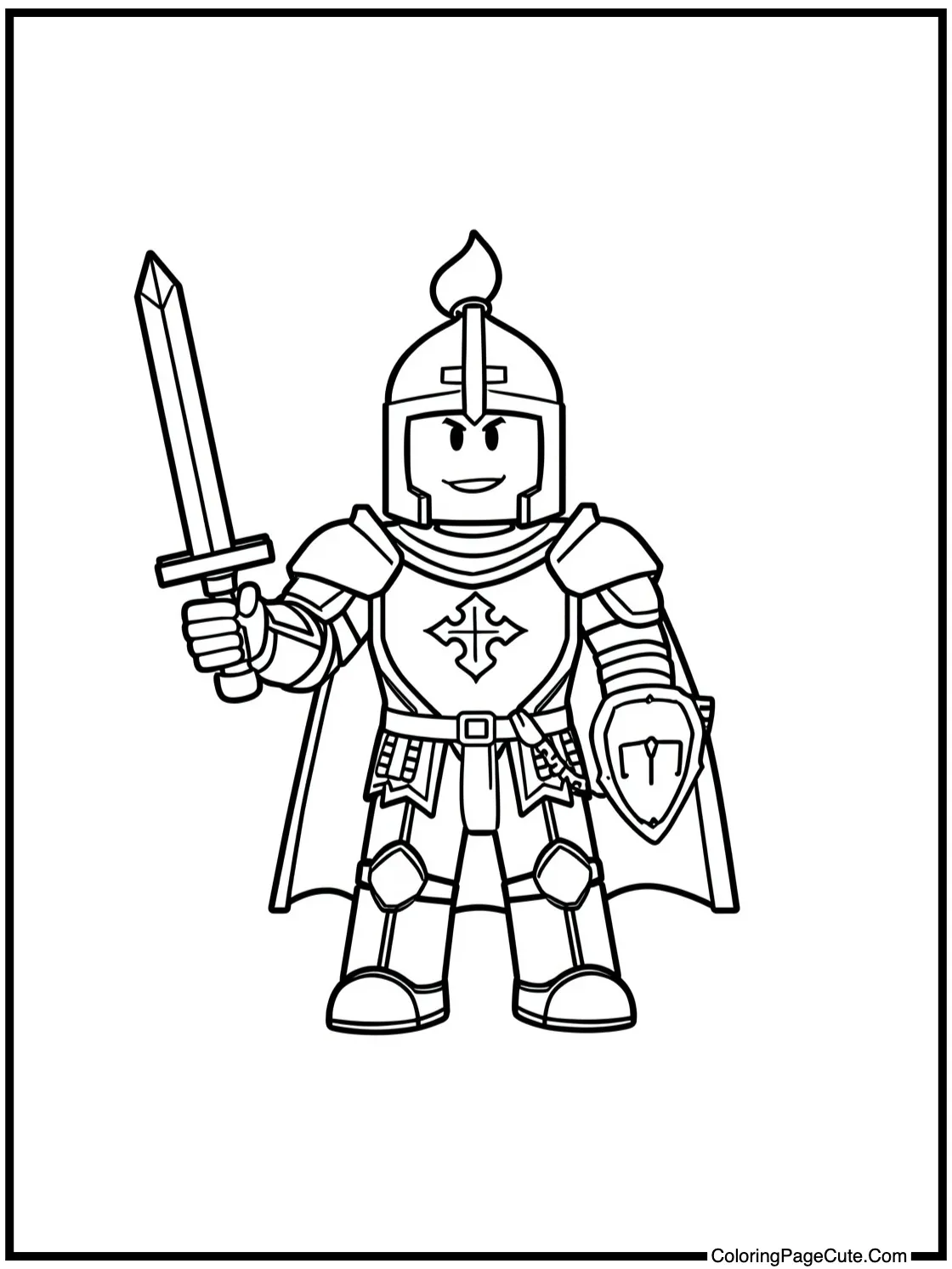 with a friendly knight