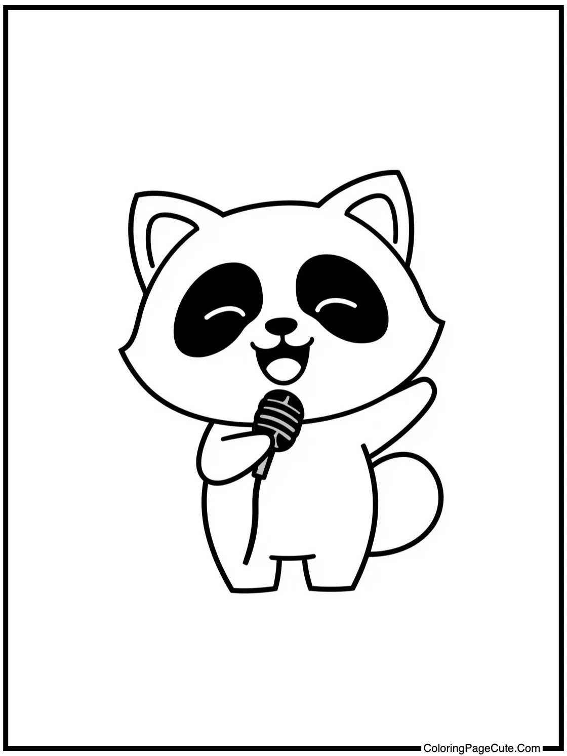 Aggretsuko singing karaoke