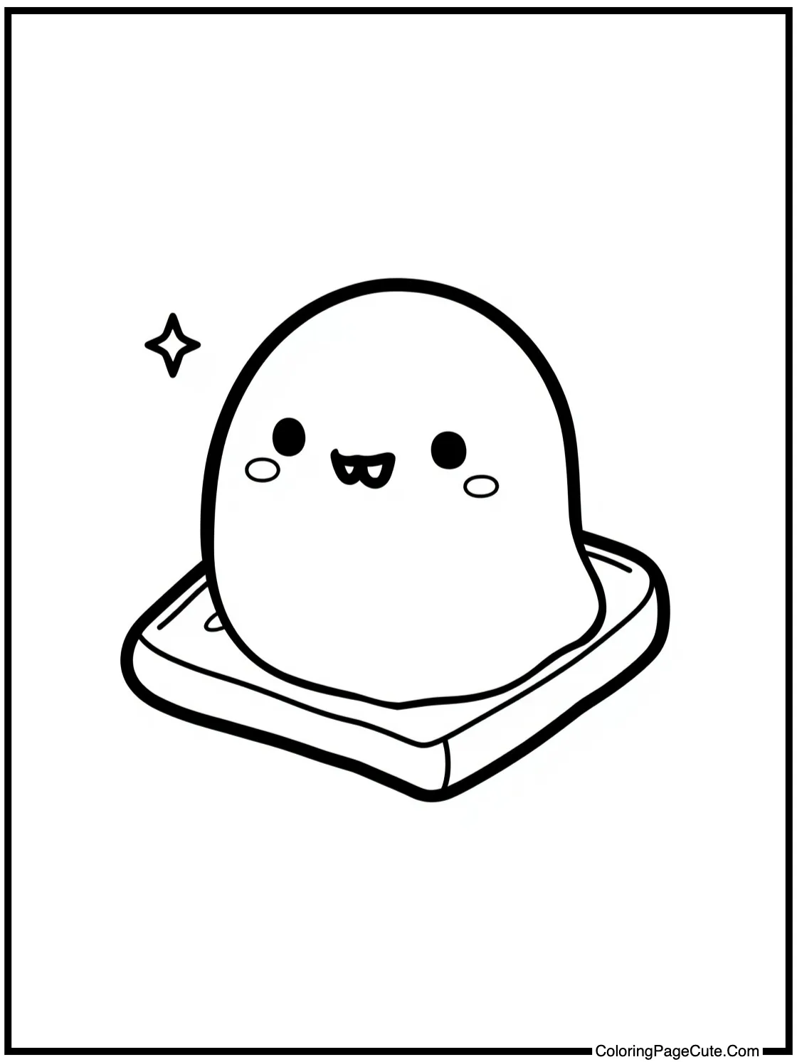 Gudetama on toast
