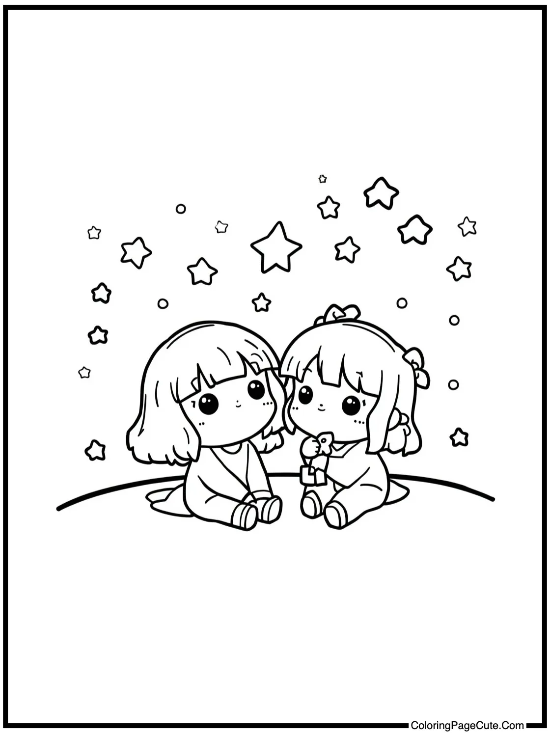 Little Twin Stars stargazing