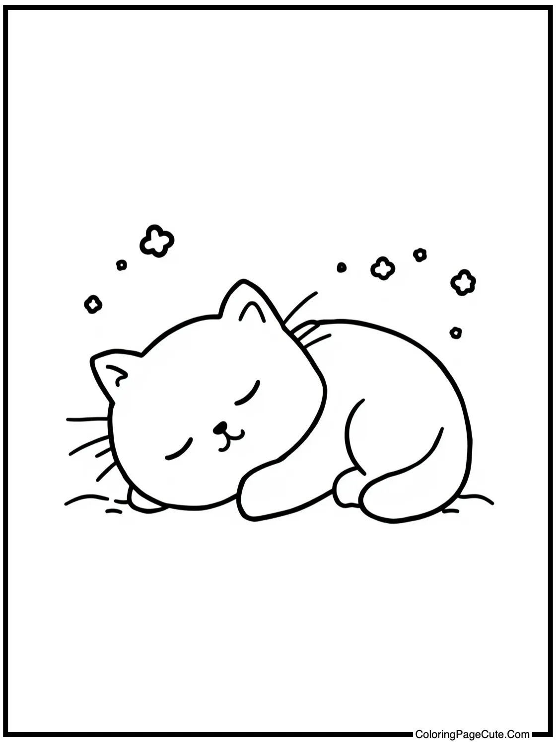 Chococat napping peacefully