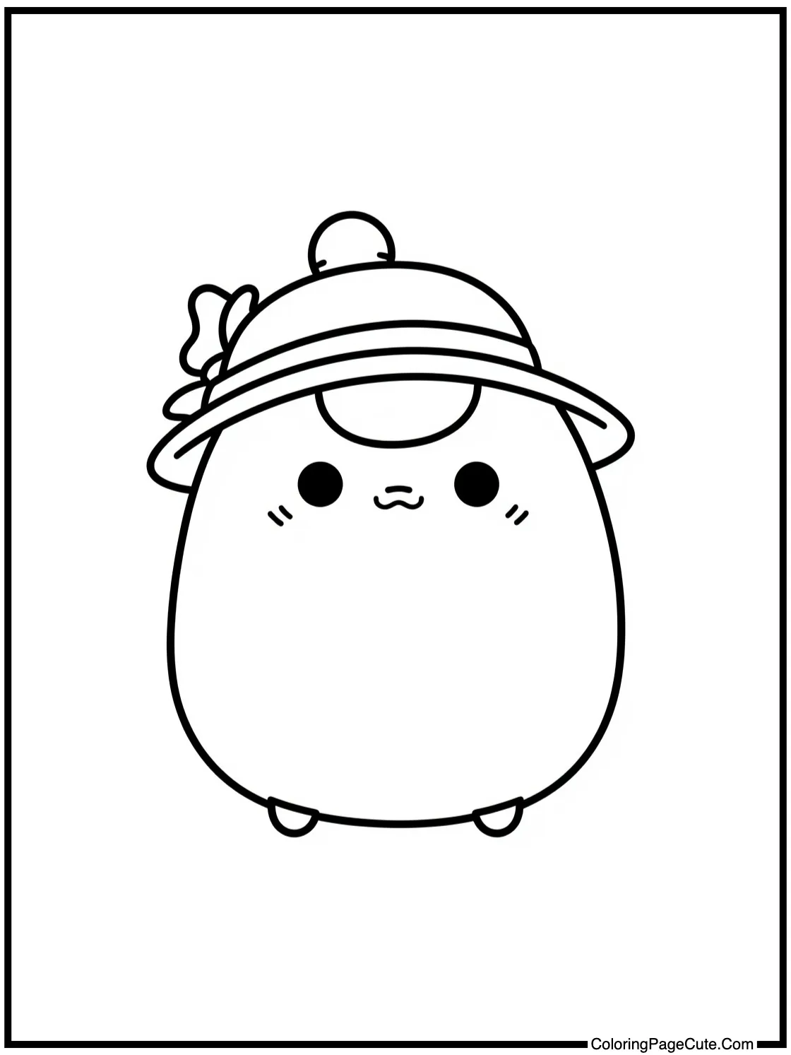 Pompompurin wearing hat
