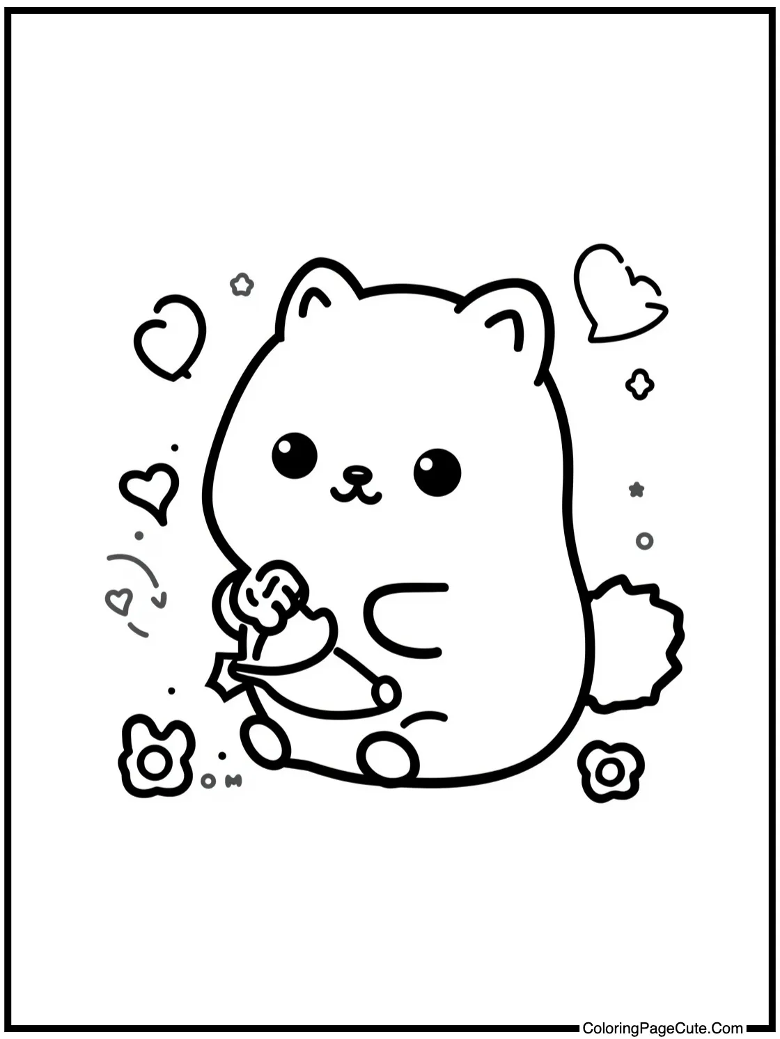 Pompompurin playing