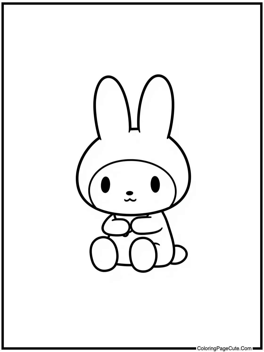 My Melody writing letters