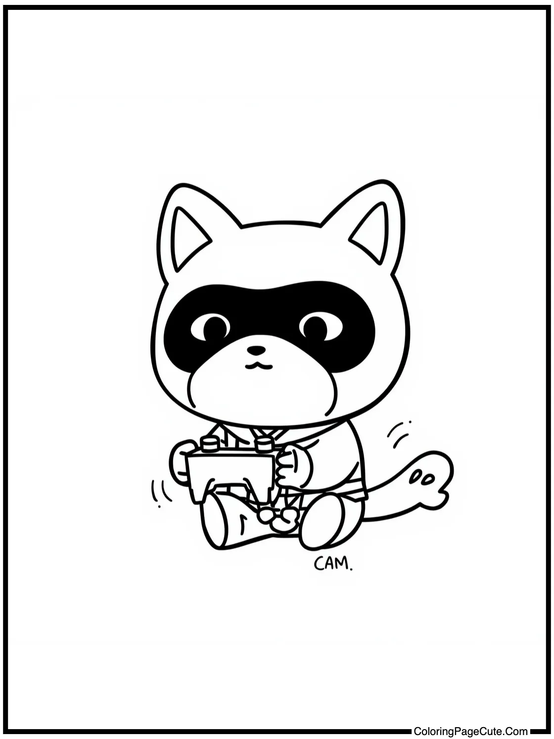 Badtz-Maru playing video games