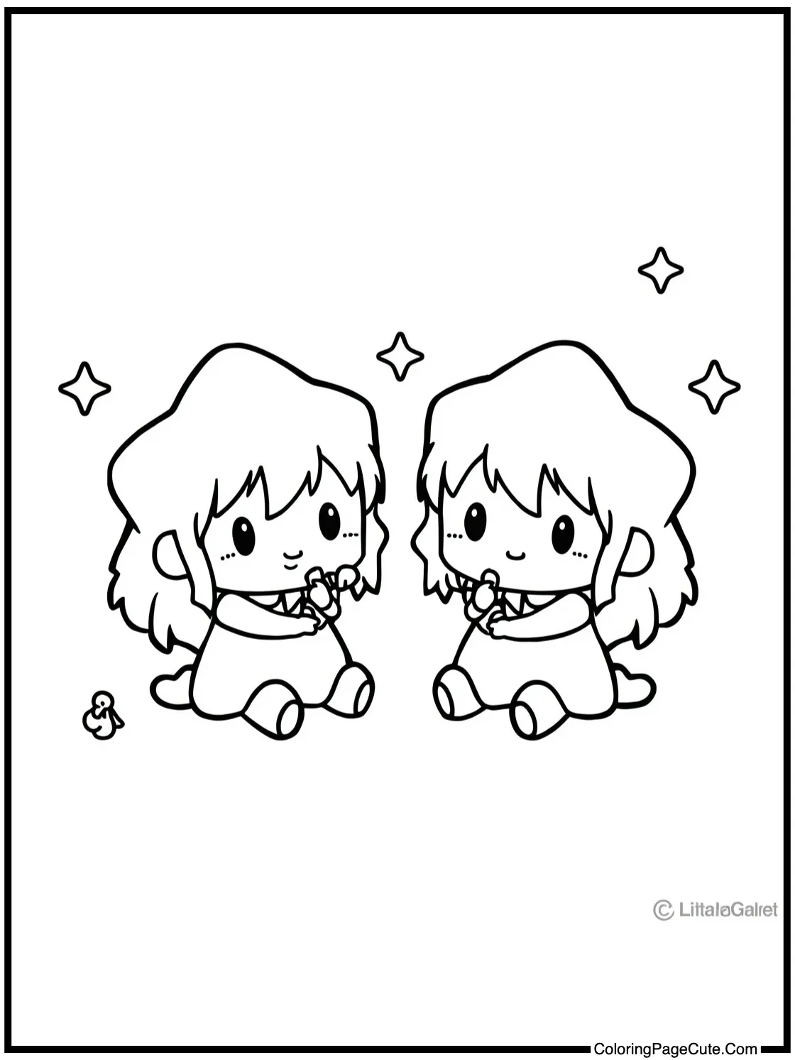 Little Twin Stars making wishes