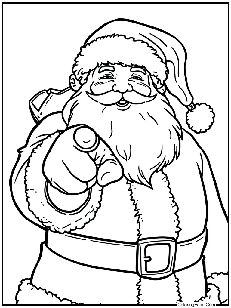 Pointing finger up high