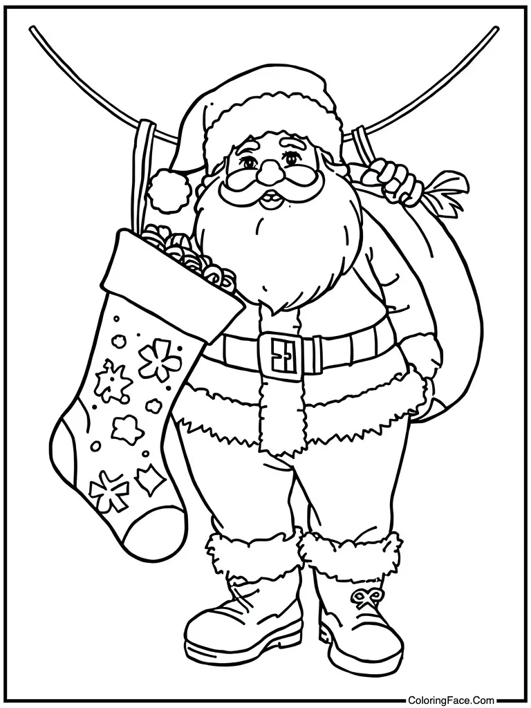 Filling up hanging stockings