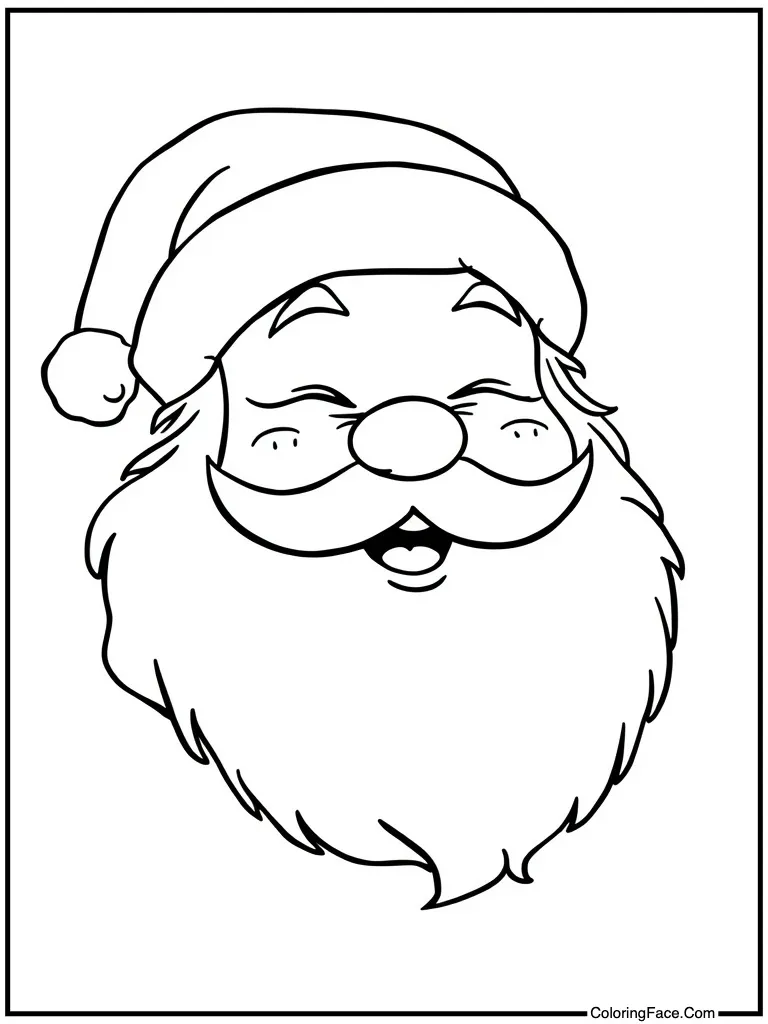 Smiling with rosy cheeks