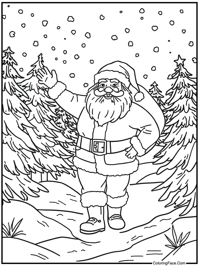 Walking through deep snow