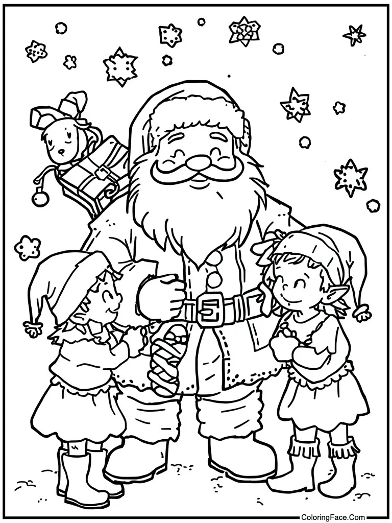 Reading story to elves