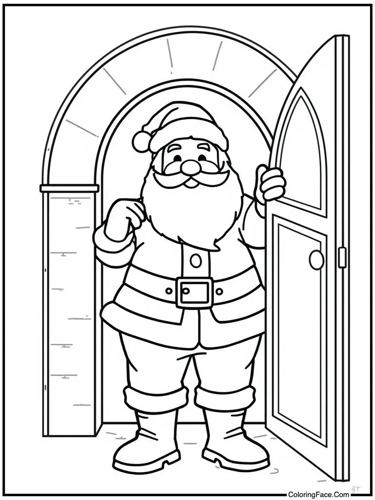 Opening a mailbox door