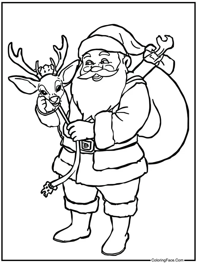 Reins holding the deer