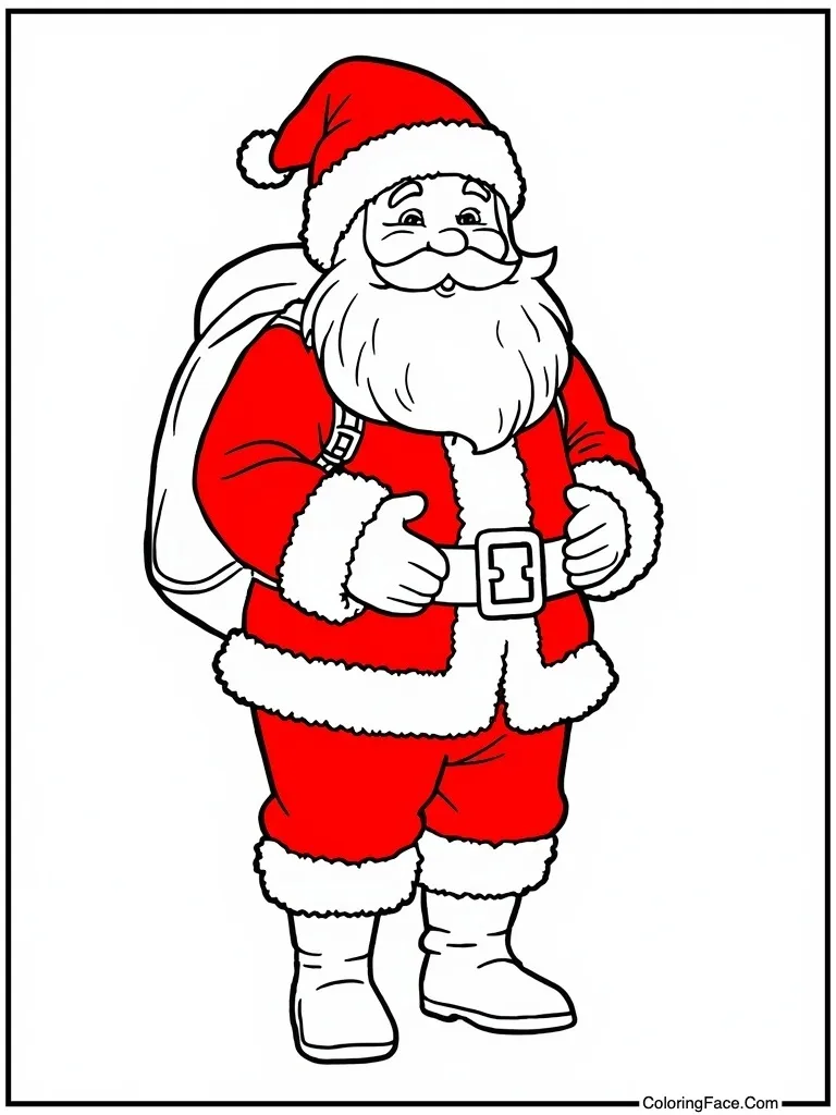 Santa Claus Coloring Pages