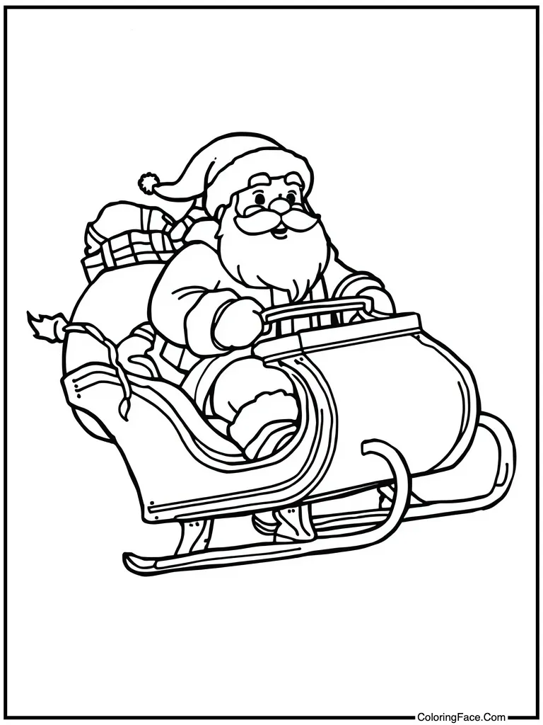 Flying in magic sled