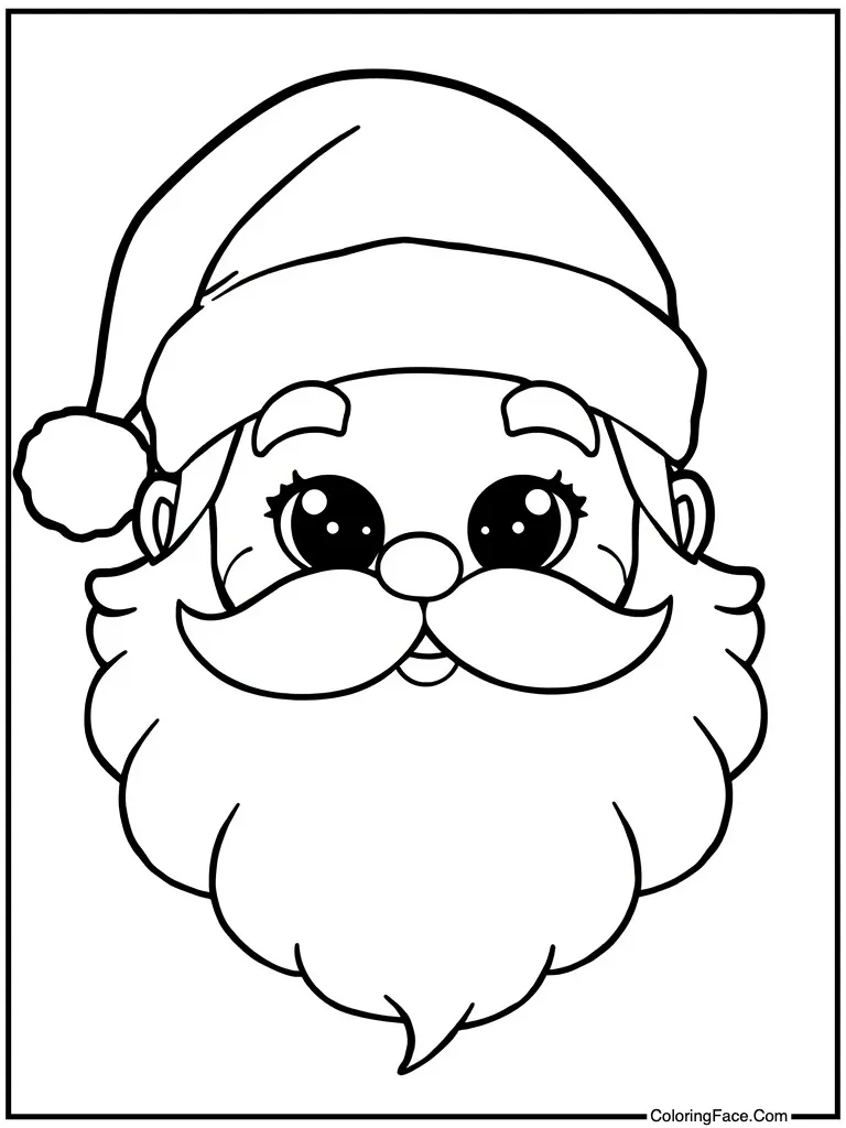 Kawaii big eyes face