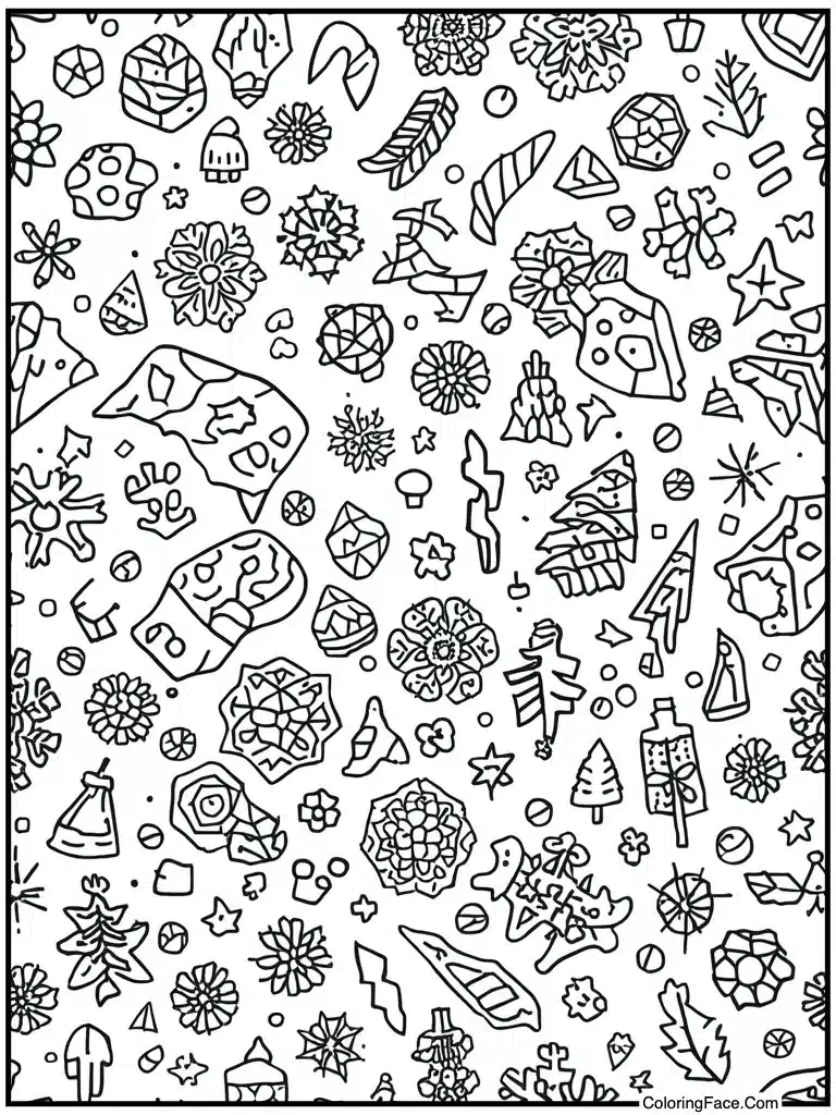 Geometric pattern background design