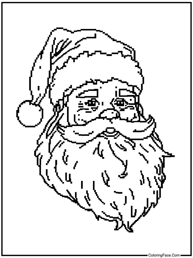 Retro pixel art style