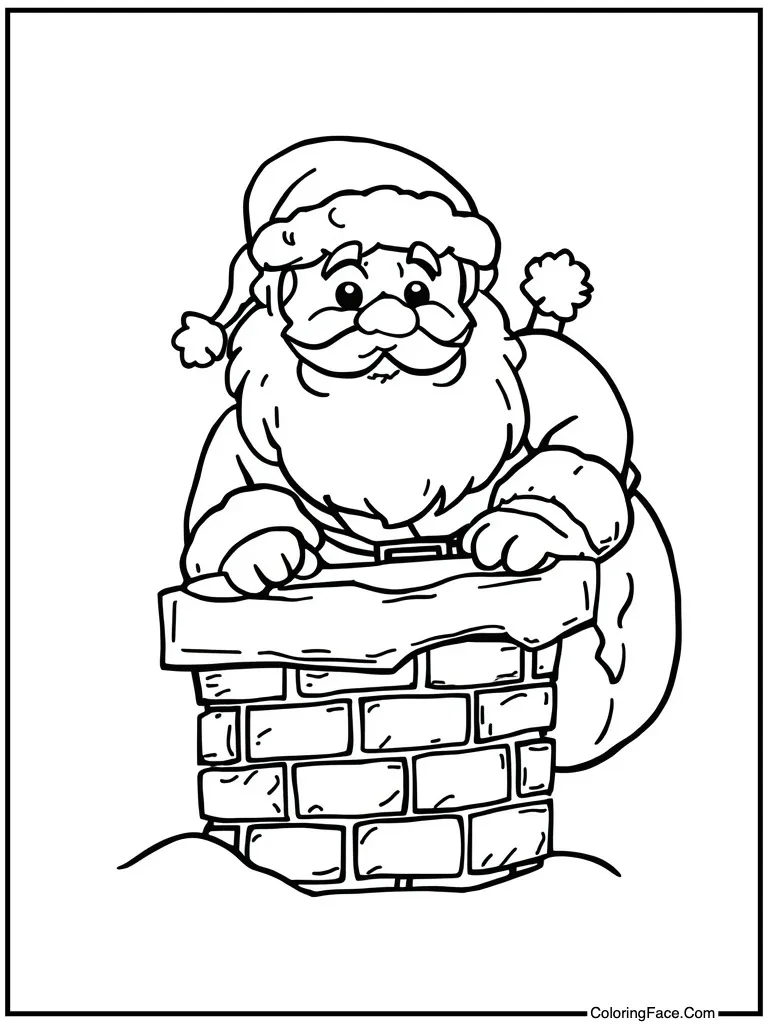 Climbing down the chimney