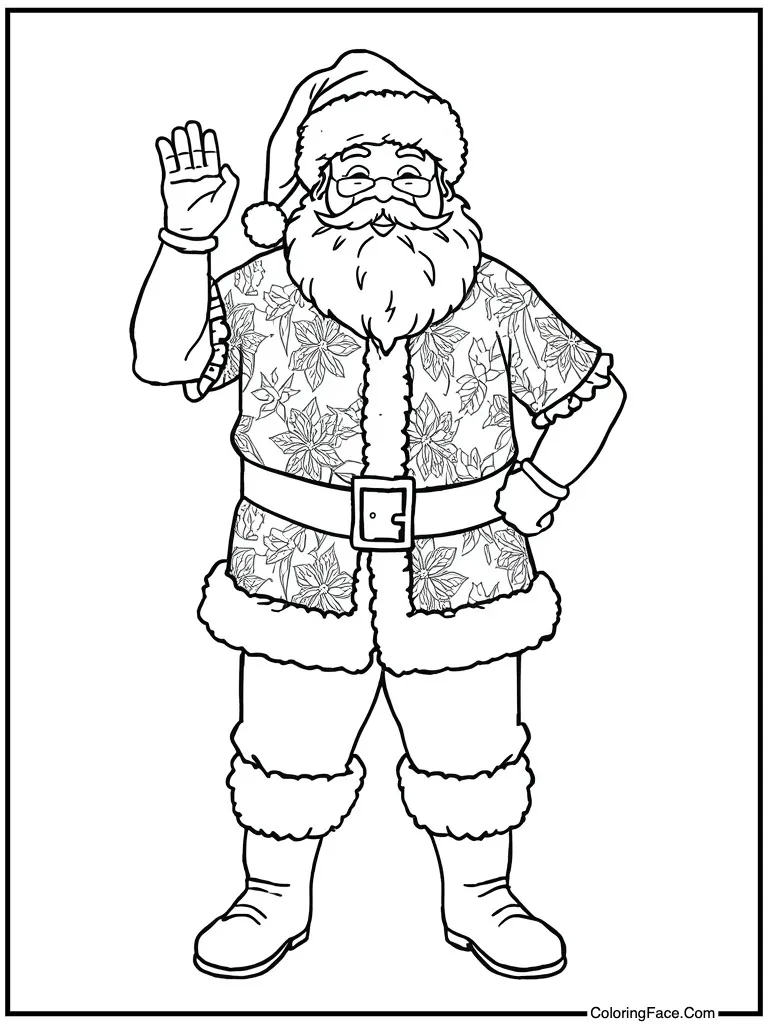 Wearing Hawaiian shirt outfit