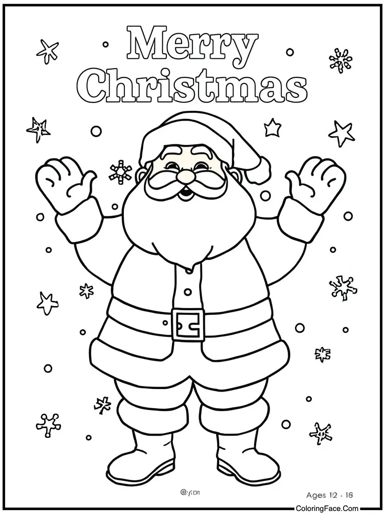 Saying merry Christmas all