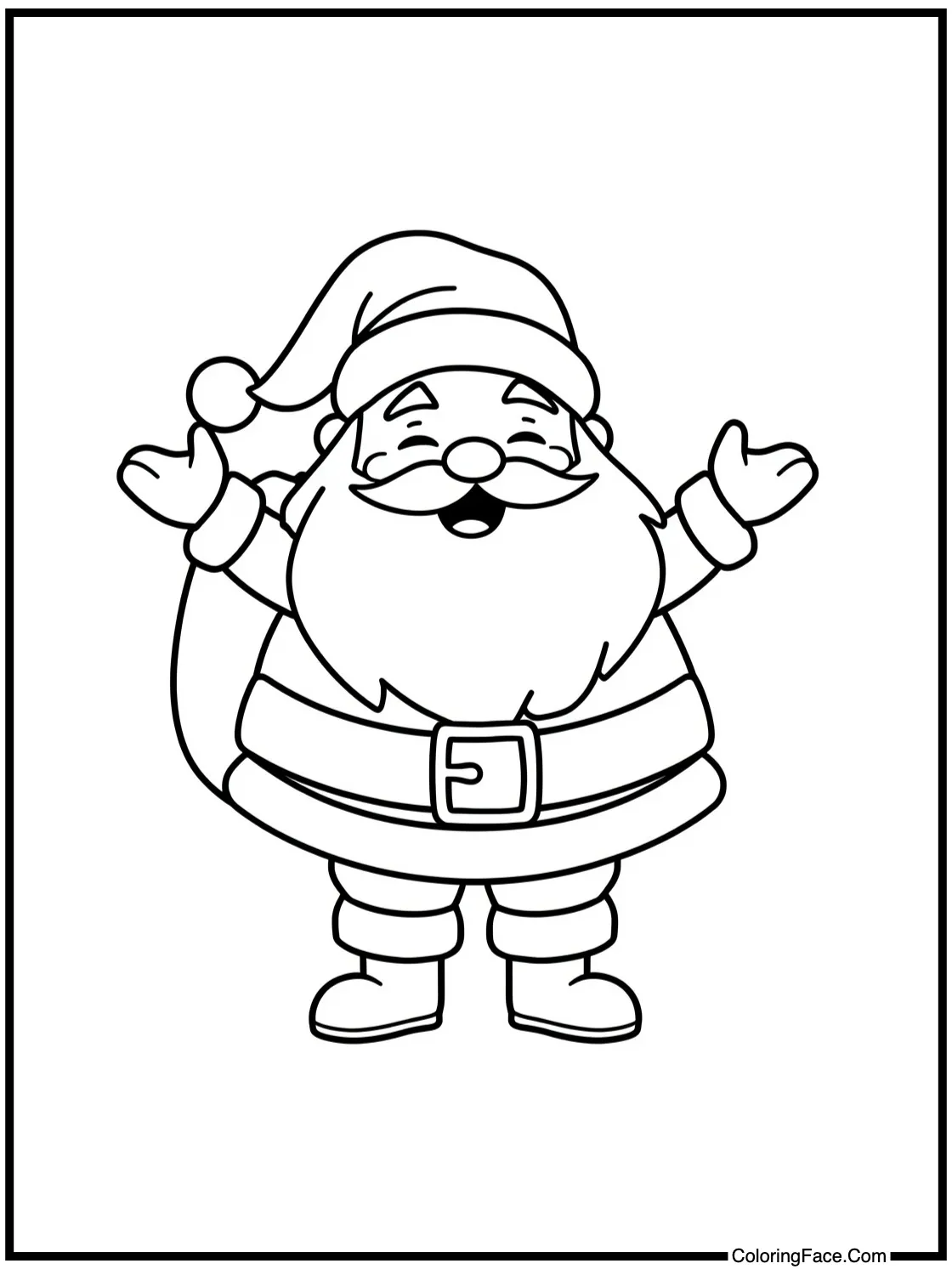  with a joyful expression