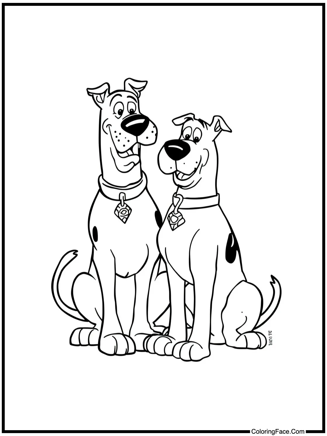 with Shaggy and Scooby