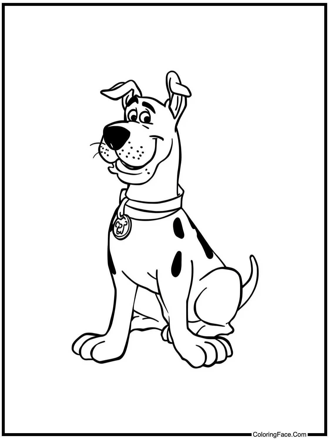 Scooby's playful bark