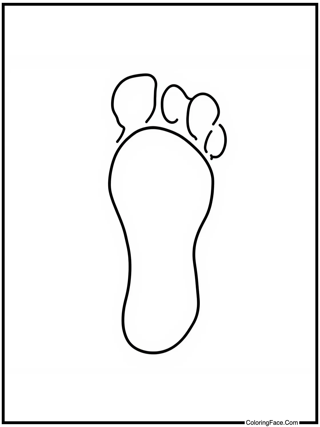 a mysterious footprint