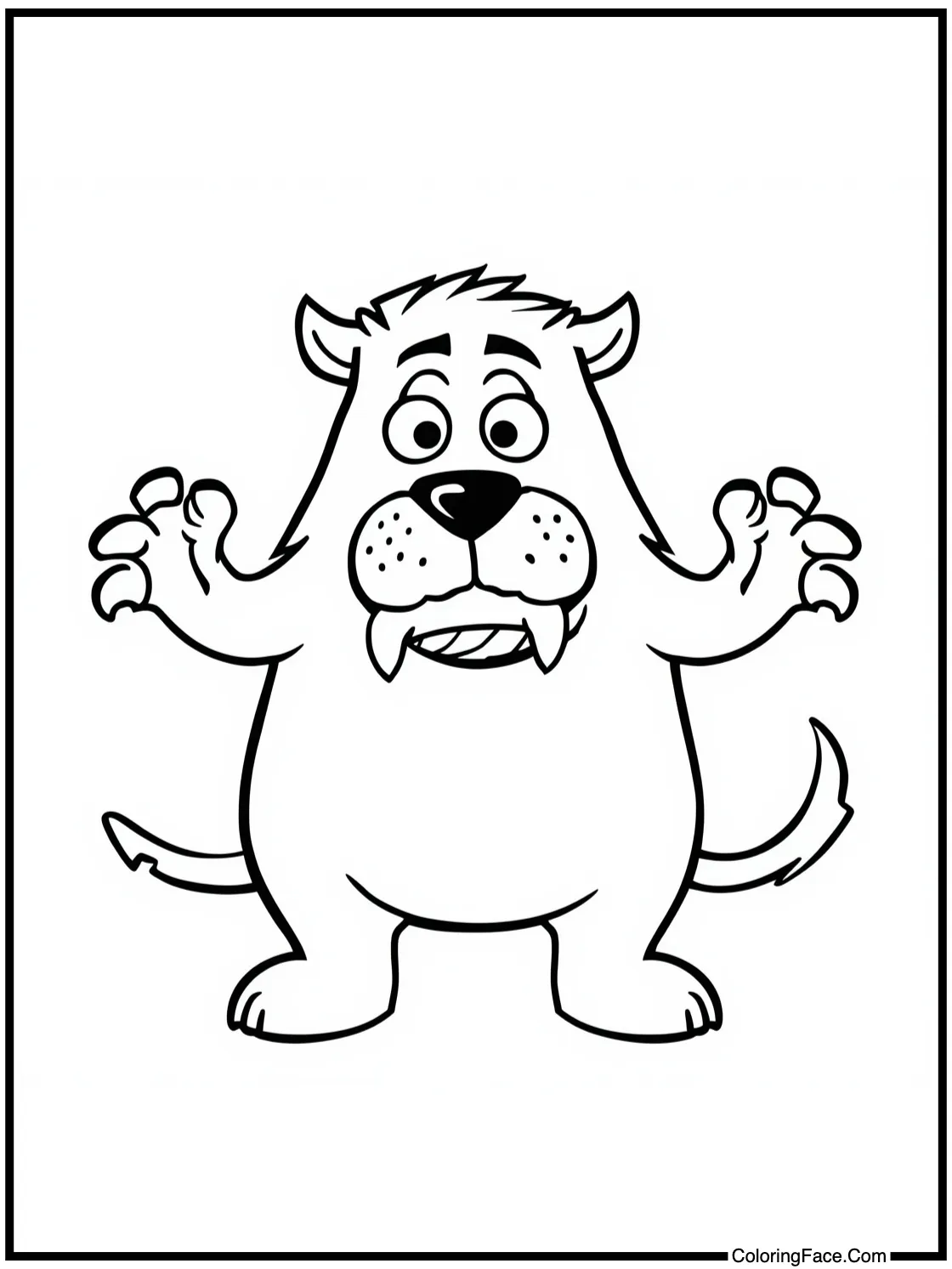 a silly monster reveal