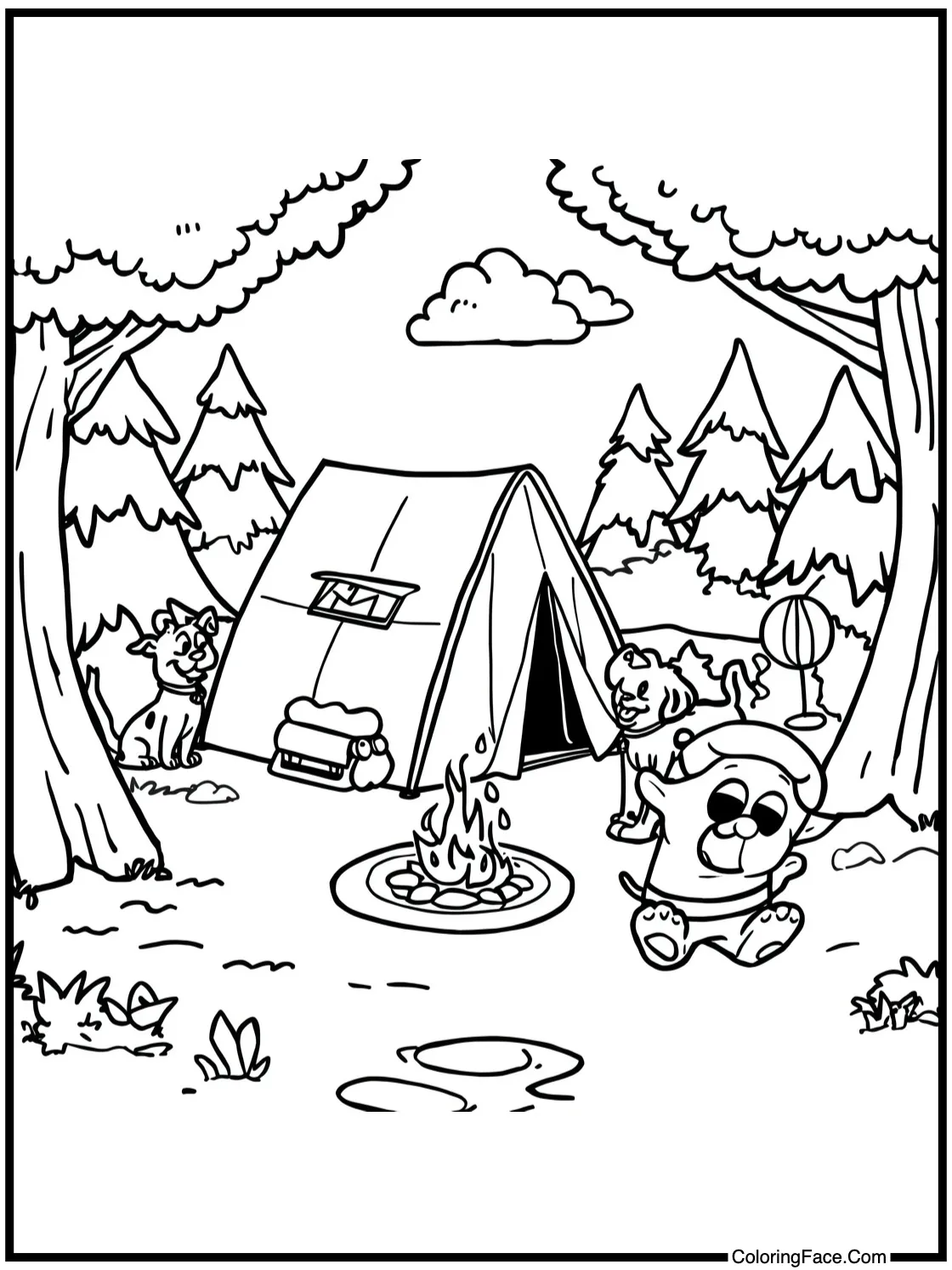 a camping trip