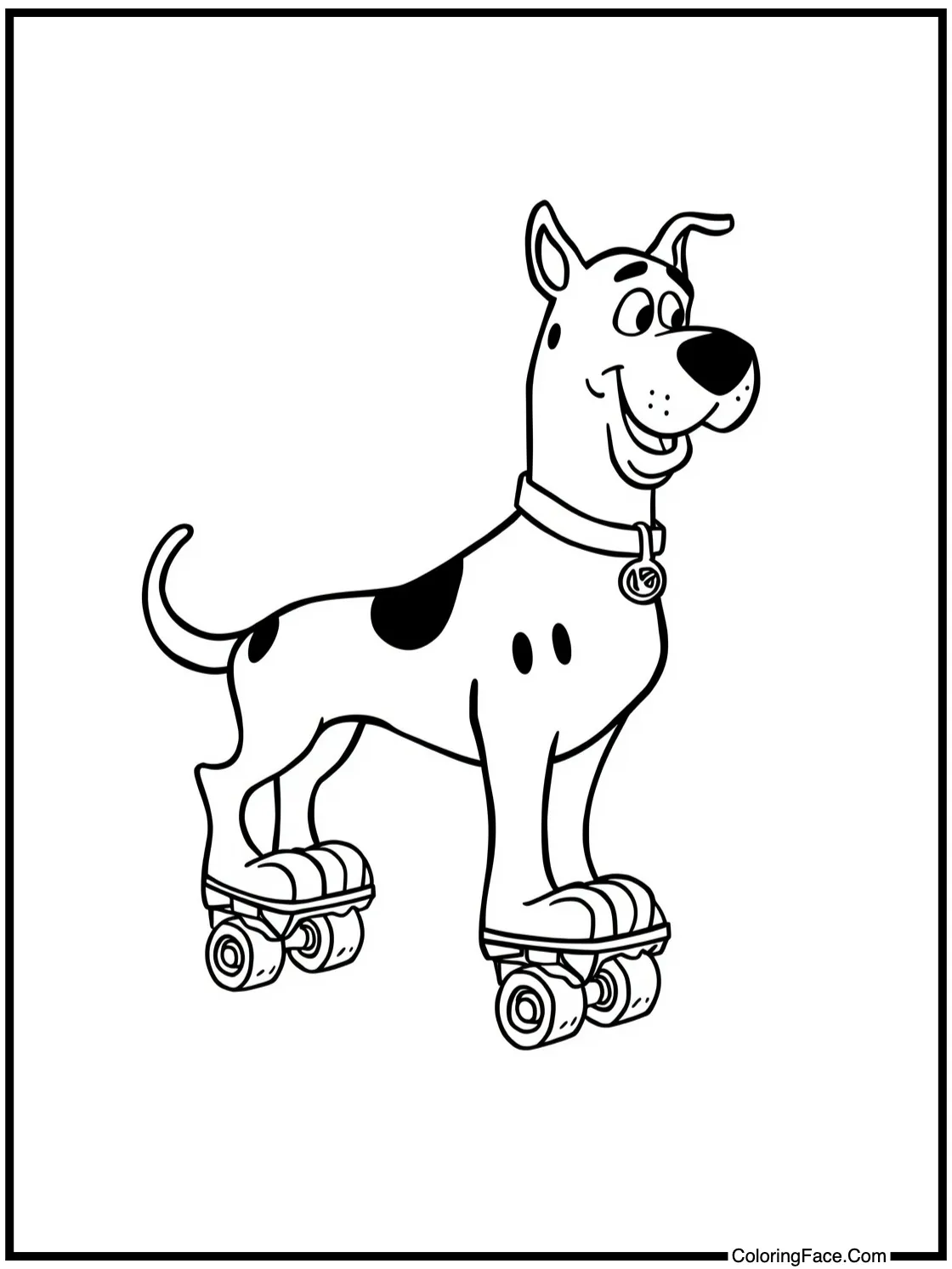 a roller skating
